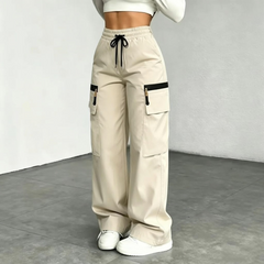 Women’s Lightweight Cargo Pants – Relaxed Fit with Multiple Pockets