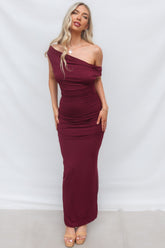 Ivana Maxi Dress - Wine
