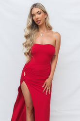 Soraya Maxi Dress - Red
