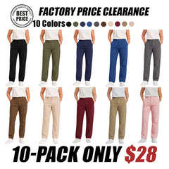 Women’s Multi-Pocket Stretch Pants – Comfortable Fit for Everyday Wear & Versatile Style