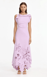 Acler Lessonhall Maxi Dress in Wisteria