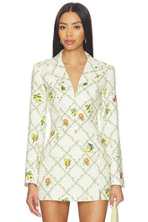 Amanda Uprichard Alana Jacket in Trellis