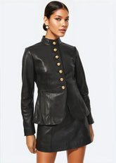 Cami NYC Lorraine Leather Jacket in Black