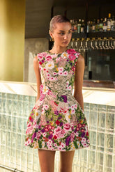 Elliatt Flora Mini Dress in Multi Floral