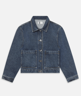 Frame Patch Pocket Jacket in Noble
