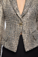 Generation Love Mara Tweed Jacket in Gold Multi