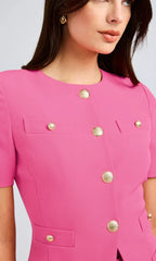 Generation Love Reyes Crepe Jacket in Cherry Blossom