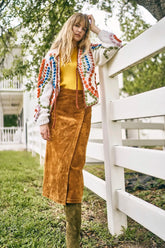 Hunter Bell Winona Skirt in Nutmeg
