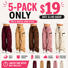 Women’s Lightweight Cargo Pants – Relaxed Fit with Multiple Pockets
